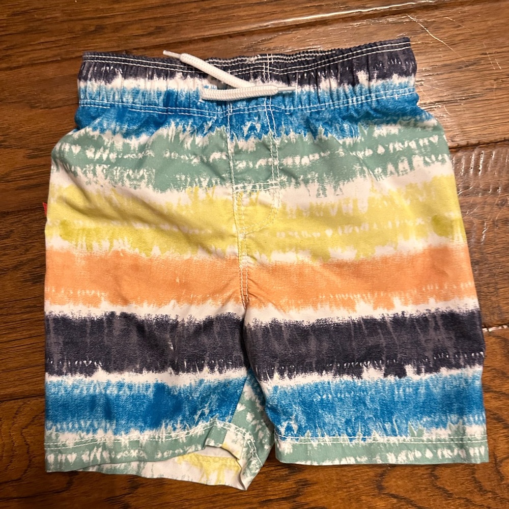 Toddler swim trunks.